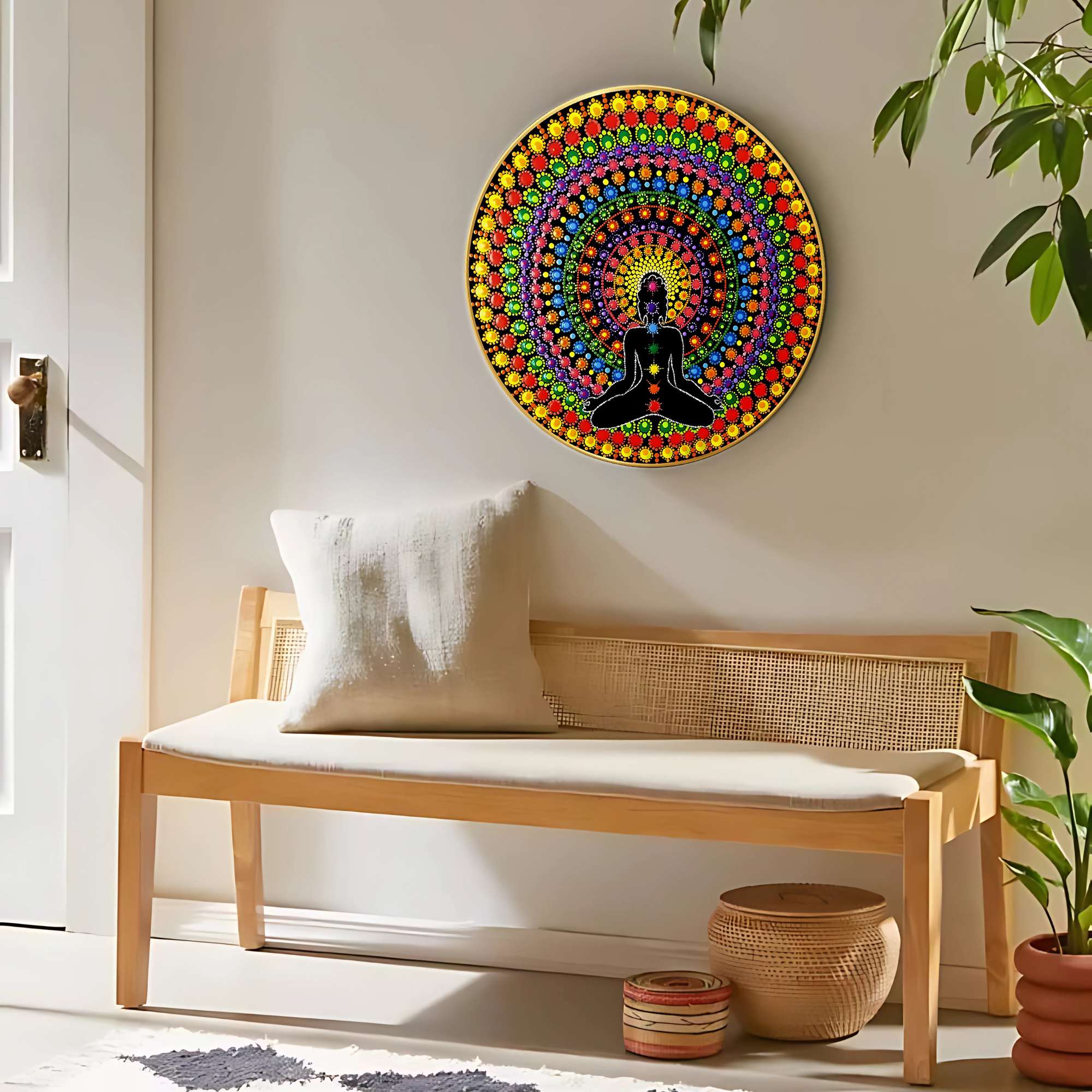 Round Wall Painting - Image 4